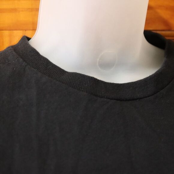 Vans Cropped Long Sleeve Spellout Tee | Small Rose Raw Edge DIY - Picture 7 of 9